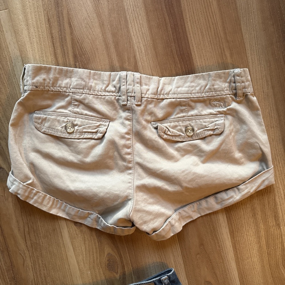 Lot of 3 Vintage Abercrombie & American Eagle Shorts Sz 2 Bella Swan Y2K 00's - Picture 3 of 16